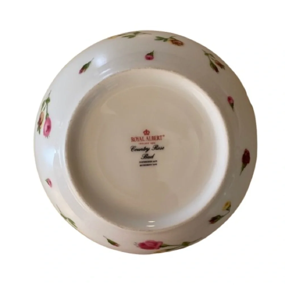 Royal Albert Country Rose Buds All Purpose Bowl 6” x 2.25” England Discontinued